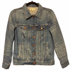 Madewell Trucker blue Denim Jacket women’s size M
